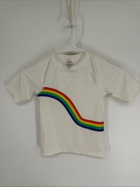 Hanna Andersson Swim Shirt Size 100 / US Size 4 Rainbow